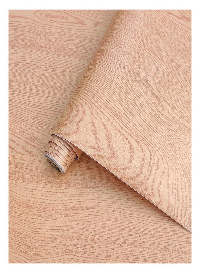 ANNACREATIONS Self Adhesive Waterproof (45 x 304 cm) Wood Wallpaper Wall Sticker for Living Room Hall Bedroom Decoration PVC Vinyl Wall Stickers - Image 1
